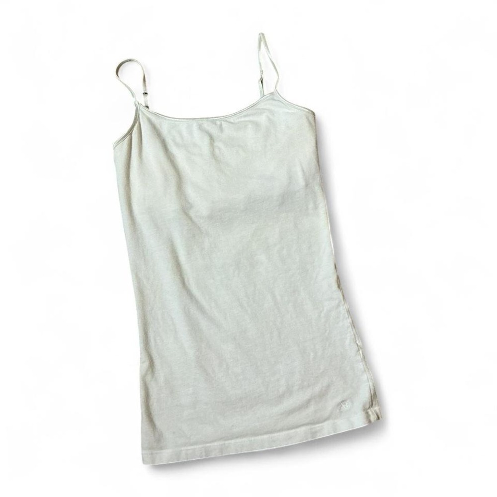 Y2K Aeropostale Cream Stretch Cami Tank Top S P Basic Layering